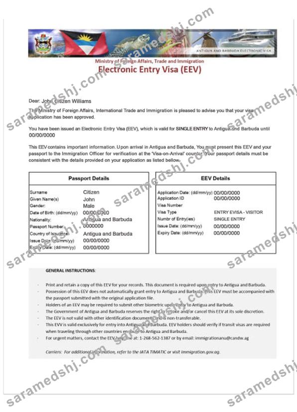 ANTIGUA AND BARBUDA e-visa
